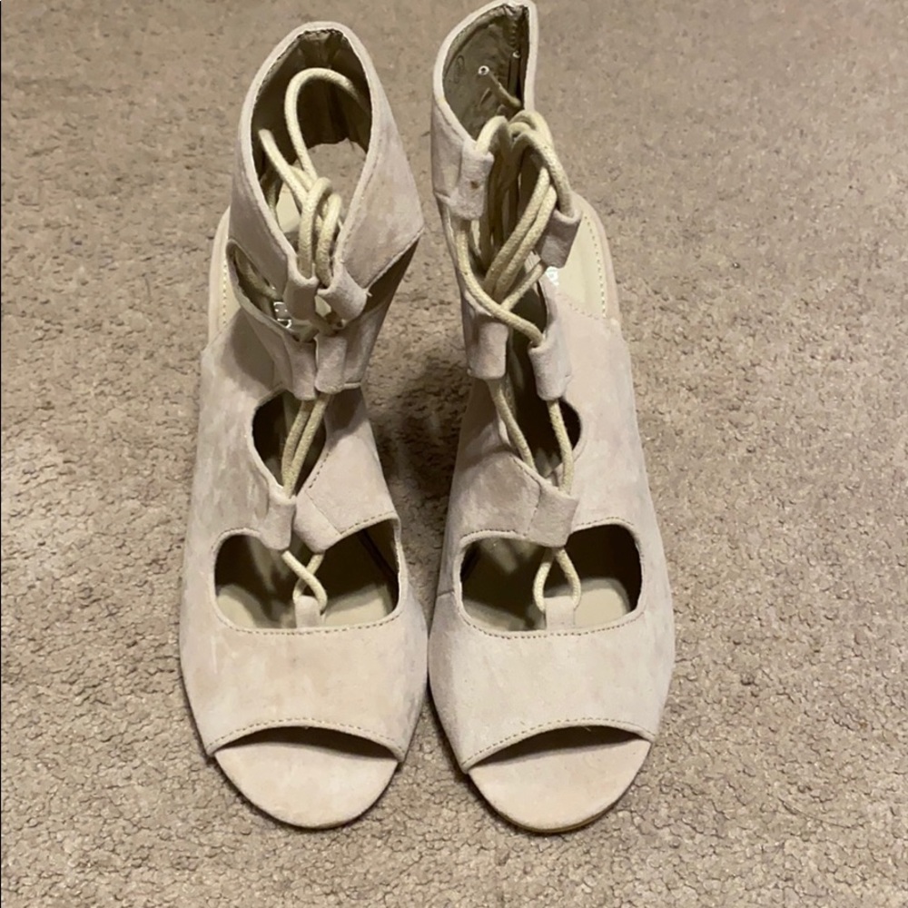 Suede-like Heels